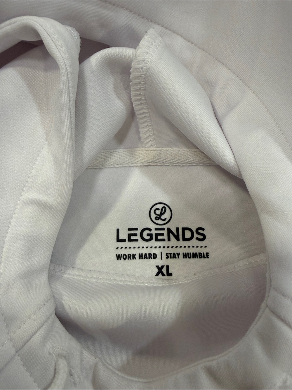 Men's White Performance Hoodie Jacket - Picture 2 of 4